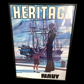 Original U.S. Navy Recruiting Poster 1970’S