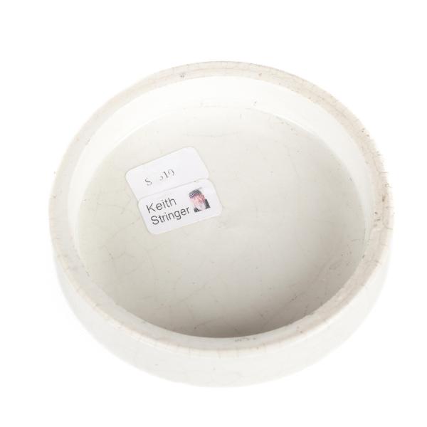 Antique Vitorian Ceramic Toothpaste Pot Lid