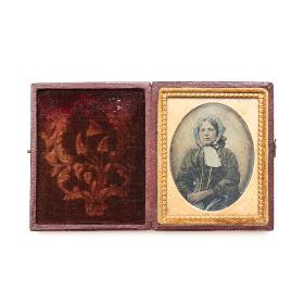 Antique 1840's Cased Daguerreotype Portrait Photograph