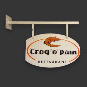 French Restaurant Metal Sign