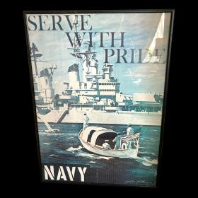 Original U.S. Navy Recruiting Poster 1970’S