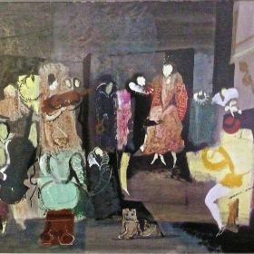 Original Painting by John Piper - Elizabethan Dance