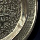 Efik Anglo African Rare Early 1900s Calabar Tribal Punch Decorated Brass Charger