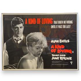20th Century Framed Film Poster 1962 A Kind of Loving