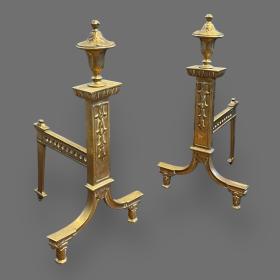 Brass Fire Dogs