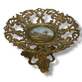 Crystal Palace Great Exhibition Souvenir Gilt Tazza