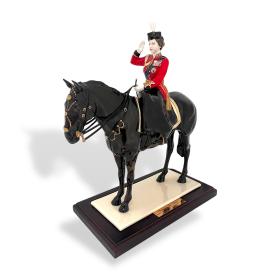 Coalport Ceramic Figure Trooping the Colour