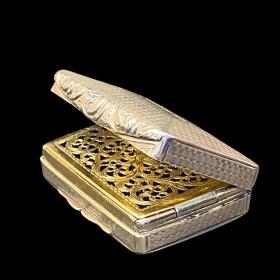 Early 1800s Silver Vinaigrette by John Bettridge