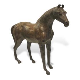 Vintage Leather Model of a Horse