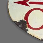 Double Sided Enamel Post Office Sign