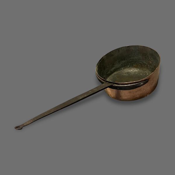 Set of Three Copper Pans