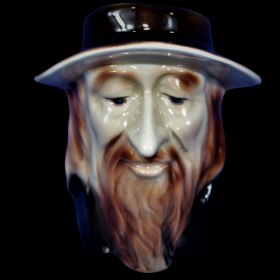 Vintage Kingston Pottery Dickens Character Jug - Fagin