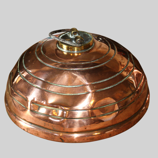 Copper WAFAX Domed Hot Water Bed Warmer. Circa 1910