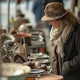 Antiques fairs at Newark and Lincolnshire Showground.